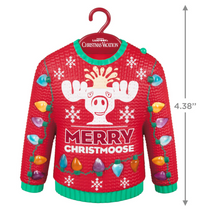 Load image into Gallery viewer, National Lampoon’s Christmas Vacation™ Ugly Sweater Musical Ornament With Light
