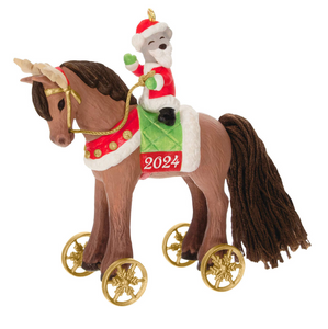 A Pony for Christmas 2024 Ornament