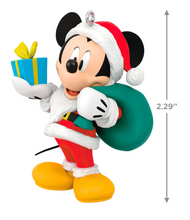 Load image into Gallery viewer, Disney All About Mickey! Santa Mickey Ornament
