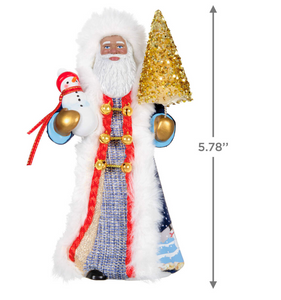 Black Father Christmas Ornament