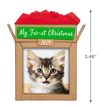 Load image into Gallery viewer, Pet&#39;s Fur-st Christmas 2024 Photo Frame Ornament
