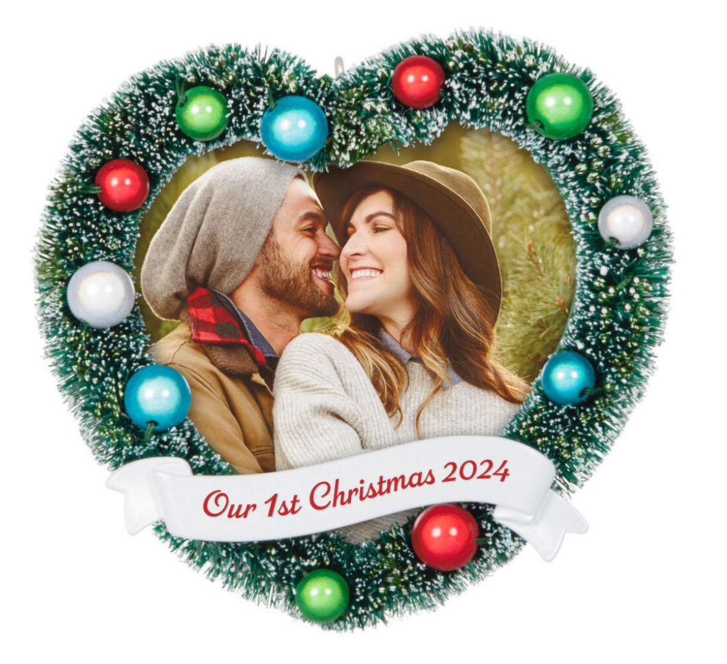 Our 1st Christmas 2024 Photo Frame Ornament