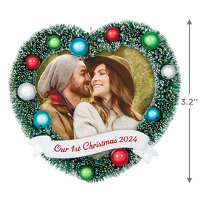 Our 1st Christmas 2024 Photo Frame Ornament