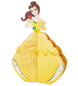 Hallmark Paper Wonder Disney Belle Honeycomb Card