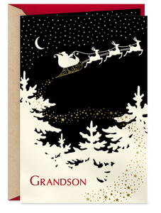 You're a Wonderful Grandson Christmas Card