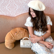 Load image into Gallery viewer, Croissant-Accent Decor Pillow
