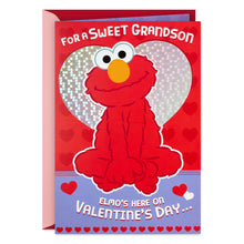 Load image into Gallery viewer, Sesame Street® Elmo Monster Hug Valentine's Day Card for Grandson
