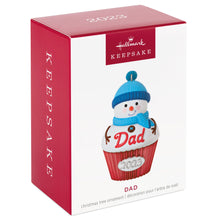 Load image into Gallery viewer, Dad Cupcake 2023 Ornament
