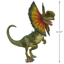 Load image into Gallery viewer, Jurassic Park 30th Anniversary Dilophosaurus Ornament
