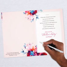 Load image into Gallery viewer, Lovebirds Religious Valentine's Day Card for Wife
