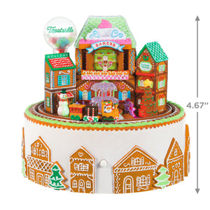 Gingerbread Village Musical Ornament With Light and Motion