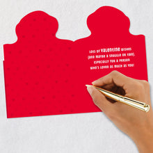 Load image into Gallery viewer, I Love My Human Valentine's Day Card From Dog
