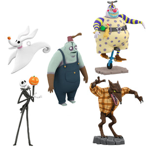 Disney Tim Burton's The Nightmare Before Christmas Citizens of Halloween Town Ornaments, Set of 5