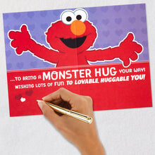 Load image into Gallery viewer, Sesame Street® Elmo Monster Hug Valentine's Day Card for Grandson
