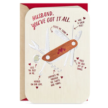 Load image into Gallery viewer, You've Got it All Valentine's Day Card for Husband
