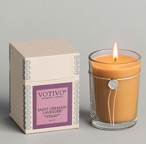 Votivo 6.8 oz Aromatic Candle Saint Germain Lavender