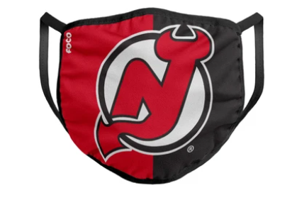 New Jersey Devils Solid Big Logo Printed Face Cover