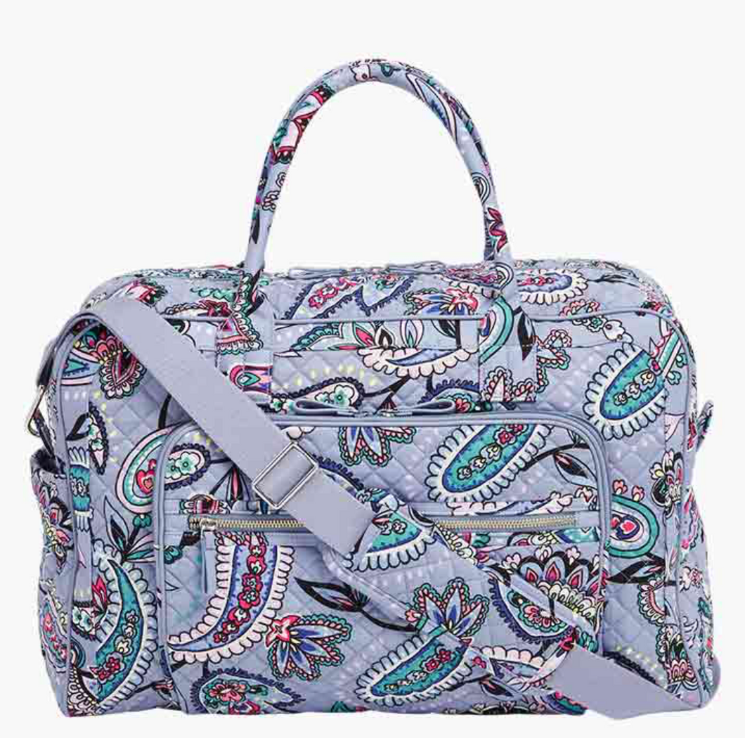 Iconic Weekender Travel Bag in Makani Paisley