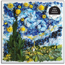 Load image into Gallery viewer, Starry Night Petals 500 Piece Jigsaw Puzzle
