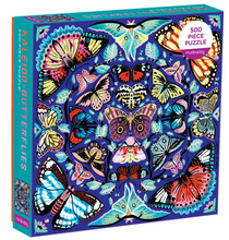 Load image into Gallery viewer, Kaleido-Butterflies 500 Piece Family Puzzle
