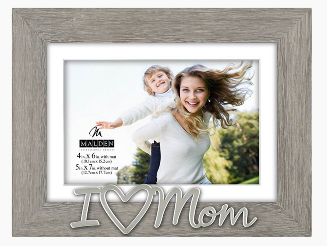 I love mom Expressions frame 4X6