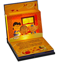 Load image into Gallery viewer, Hallmark Peanuts® It&#39;s the Great Pumpkin, Charlie Brown Lighted Pop-Up Book
