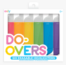 Load image into Gallery viewer, do-overs erasable highlighters - set of 6
