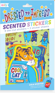 dressed to impress scented stickers