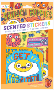brunch buddies scented stickers