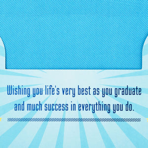 Wish You Success in Everything Money Holder Graduation Card