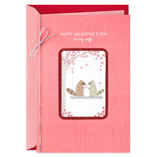 Load image into Gallery viewer, Love You Cute Raccoons Valentine's Day Card for Wife
