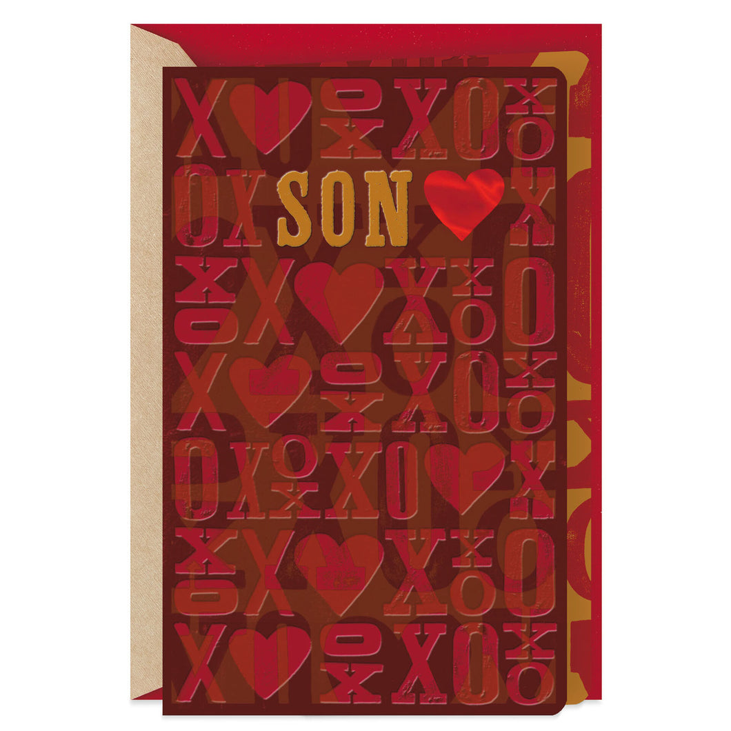 So Many Reasons to Be Proud Valentine's Day Card for Son