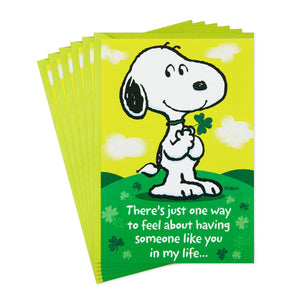 Peanuts® Snoopy St. Patrick's Day Cards, Pack of 6