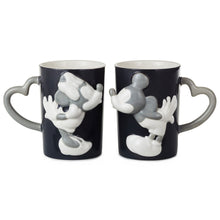Load image into Gallery viewer, Disney Mickey and Minnie Kissyface Mugs, Set of 2
