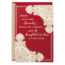 Load image into Gallery viewer, You Make Family Special Son and Daughter-in-Law Valentine&#39;s Day Card
