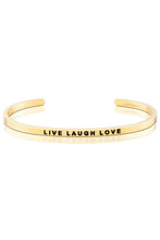 Load image into Gallery viewer, Live Love Laugh Bracelet-Silver, Gold and Rose gold
