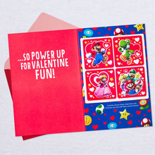 Load image into Gallery viewer, Nintendo Super Mario™ Valentine&#39;s Day Card With Puffy Stickers
