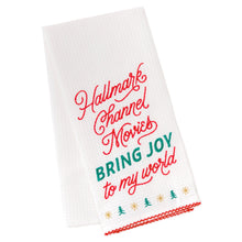 Load image into Gallery viewer, Hallmark Channel Joy to My World Tea Towel
