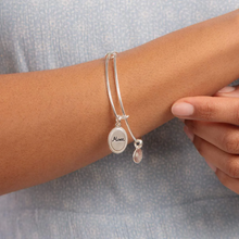 Load image into Gallery viewer, Mom, &#39;Bonded by Love&#39; Charm Bangle

