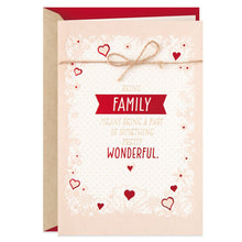 Load image into Gallery viewer, Great Being Family With You Valentine&#39;s Day Card
