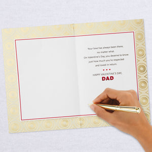 A Dad's Love Valentine's Day Card