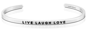Live Love Laugh Bracelet-Silver, Gold and Rose gold