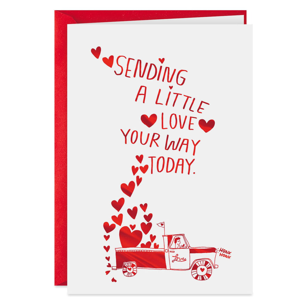 Sending a Little Love Valentine's Day Card