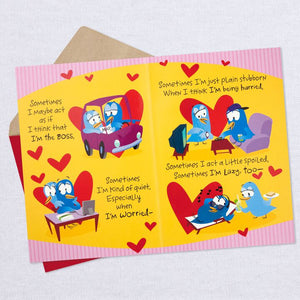 Bird Couple Funny Pop-Up Valentine's Day Card for Wife