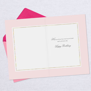 Pink Petit Fours Cake Birthday Card for Granddaughter