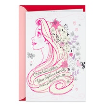Load image into Gallery viewer, Disney Tangled Rapunzel Valentine's Day Card for Granddaughter
