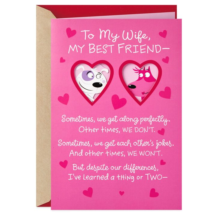 My Wife, My Best Friend Valentine's Day Card