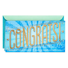 Load image into Gallery viewer, Wish You Success in Everything Money Holder Graduation Card
