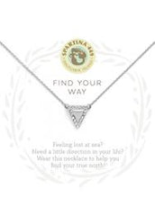 Load image into Gallery viewer, Spartina - Sea La Vie Find Your Way Silver Necklace (18&quot; Chain)

