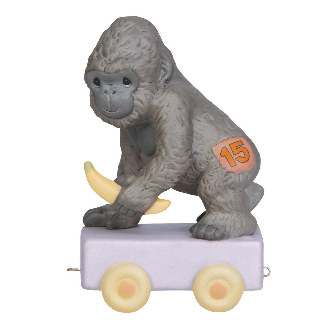 recious Moments® It's Your Birthday Go Bananas Gorilla Figurine, Age 15